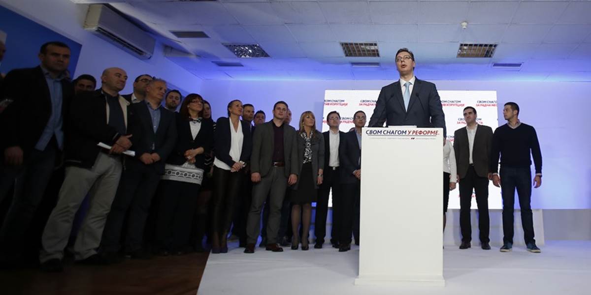 Jasný víťazom volieb v Srbsku sa stala proeurópska SNS