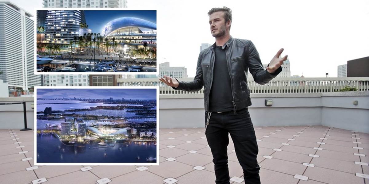 Beckham chce postaviť futbalový štadión v Miami s výhľadom na more