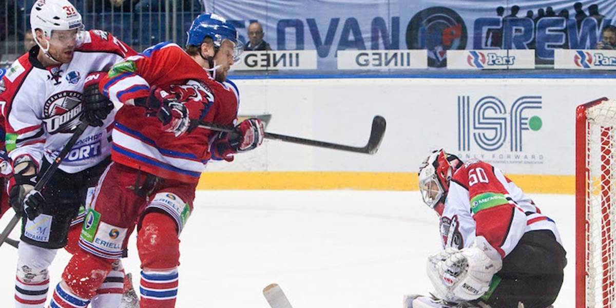 KHL: Pražský Lev zdolal Doneck v Bratislave 3:1 a ujal sa vedenia v sérii