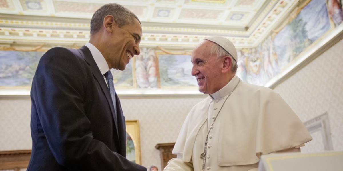 Prezident Obama sa stretol s pápežom Františkom