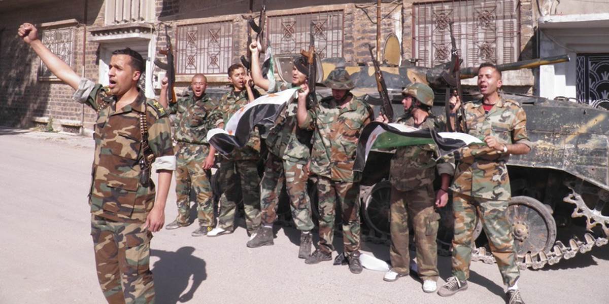 Sýrska armáda dobyla dve dediny pri kľúčovej ceste z Damasku