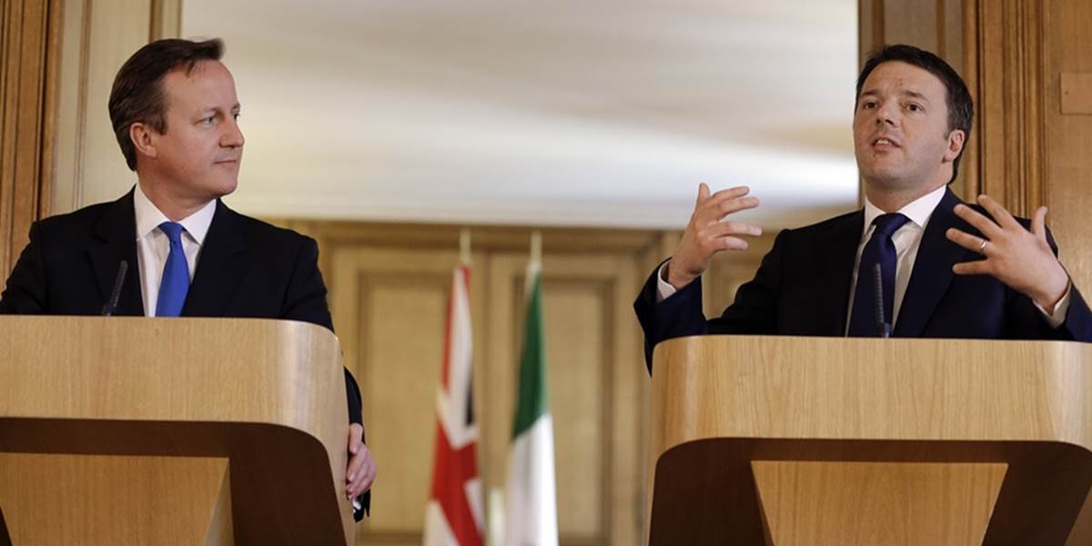 Cameron a Renzi sa v Londýne zhodli na nutnosti reforiem v Európskej únii